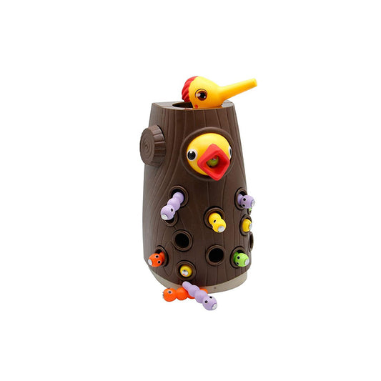 Magnetic Woodpecker Feed Game Toys