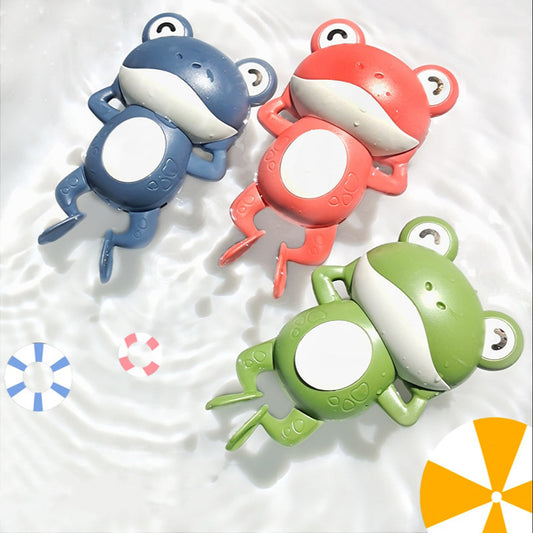 Frog Clockwork Bathing Toys