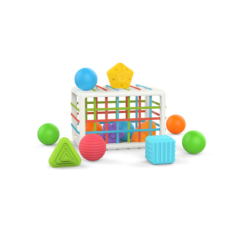 Colorful Shape Blocks Sorting Toys