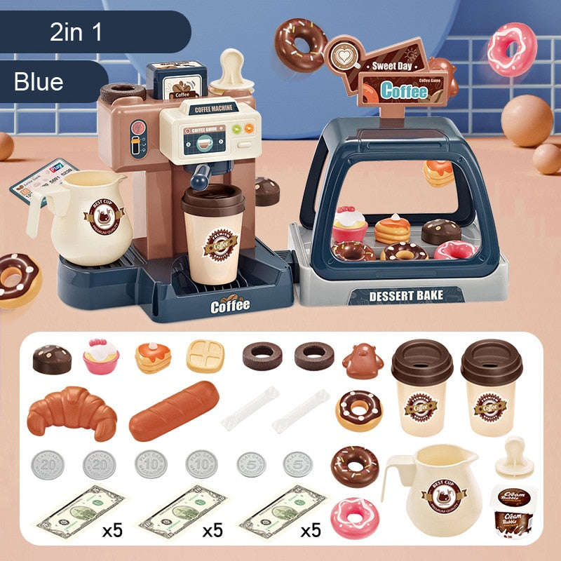 Kids Coffee Dessert Machine Toy Set