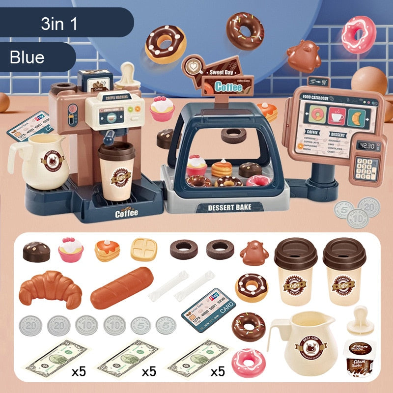 Kids Coffee Dessert Machine Toy Set