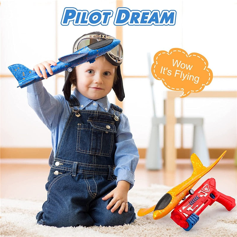 -Click Ejection Airplane Toy