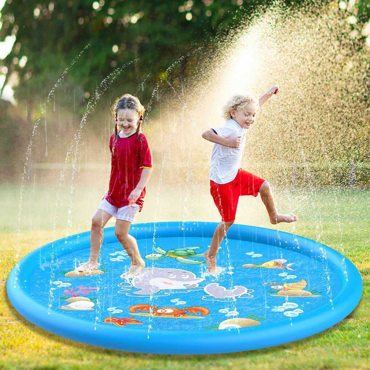 Children Outdoor Water Spray Pad