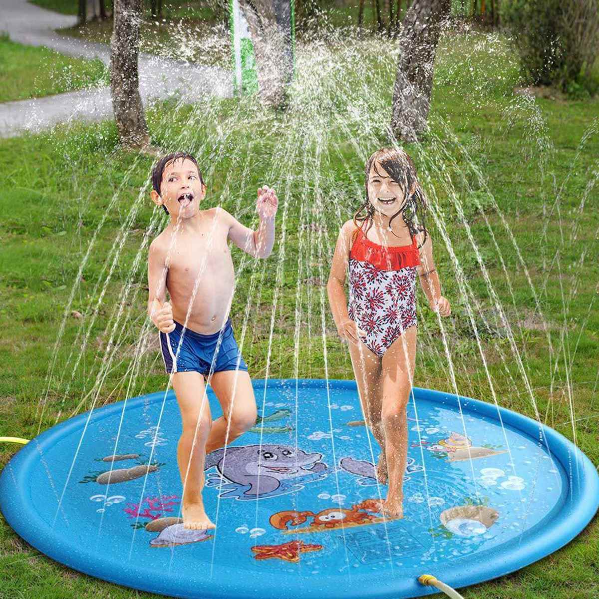 Children Outdoor Water Spray Pad