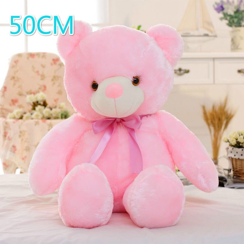 LED Colorful Glowing Teddy Bear Plush Toy