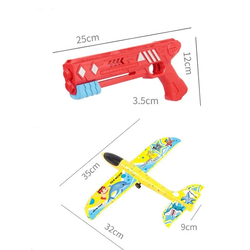 -Click Ejection Airplane Toy