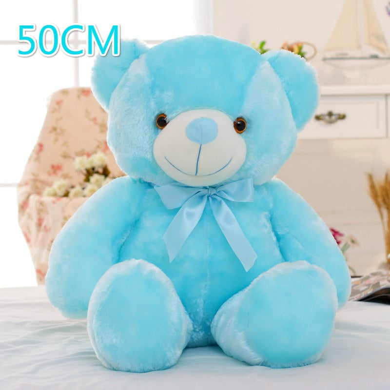 LED Colorful Glowing Teddy Bear Plush Toy