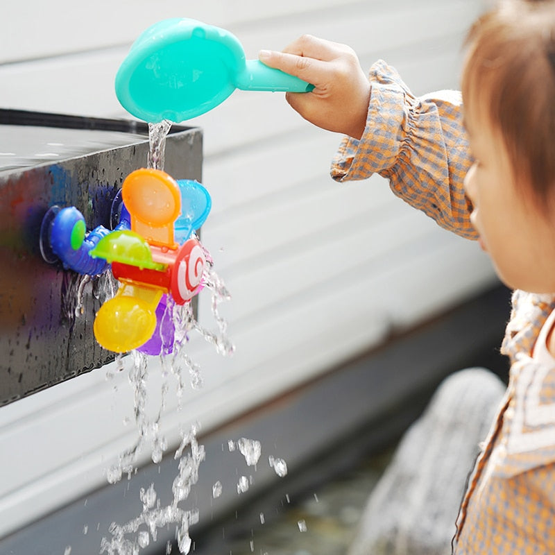 Colorful Waterwheel Bathing Toy