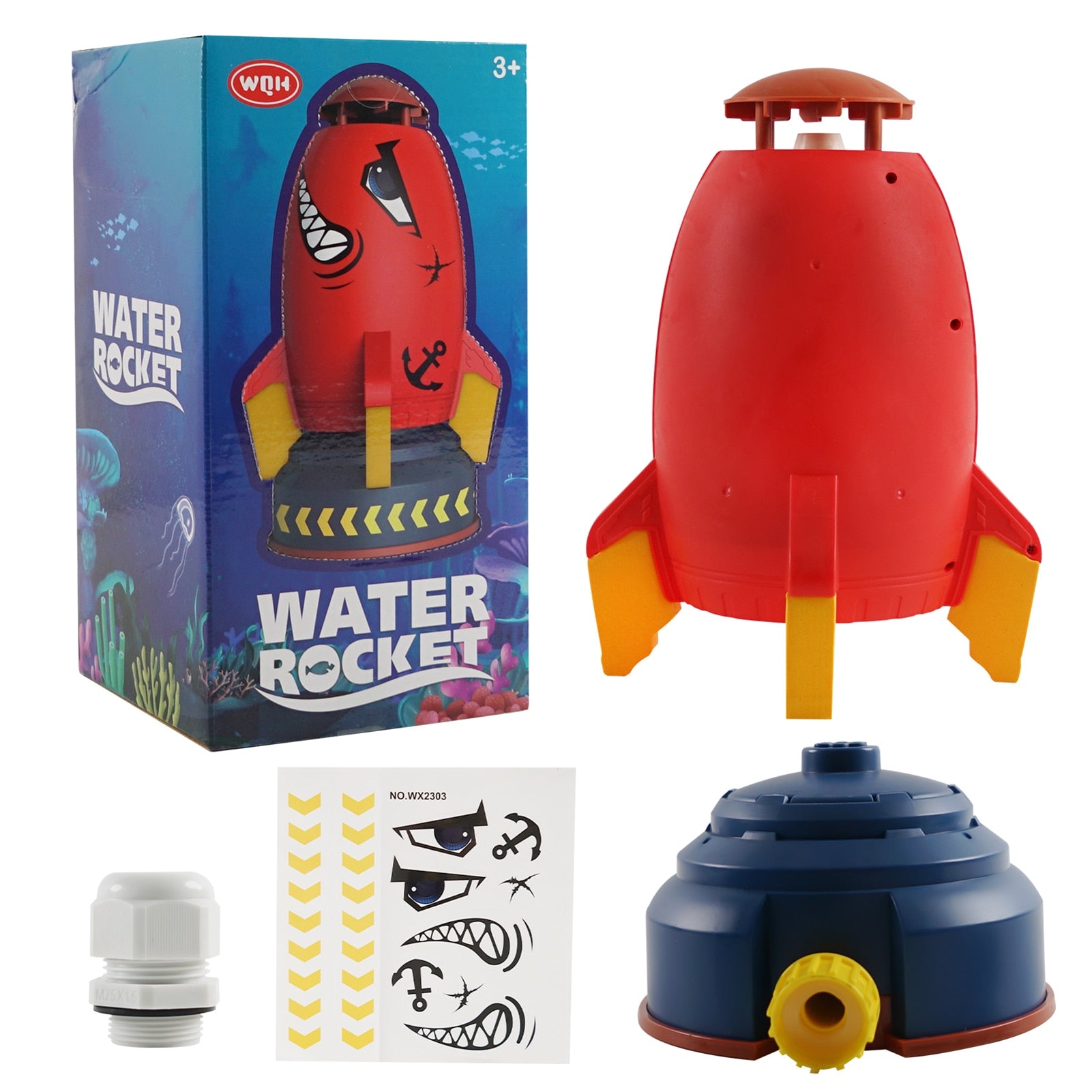 Water Spray Flying Rocket Toy