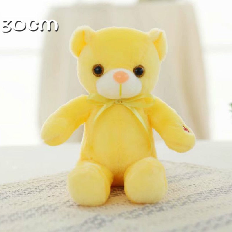 LED Colorful Glowing Teddy Bear Plush Toy