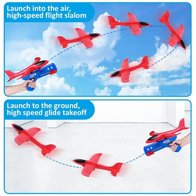 -Click Ejection Airplane Toy