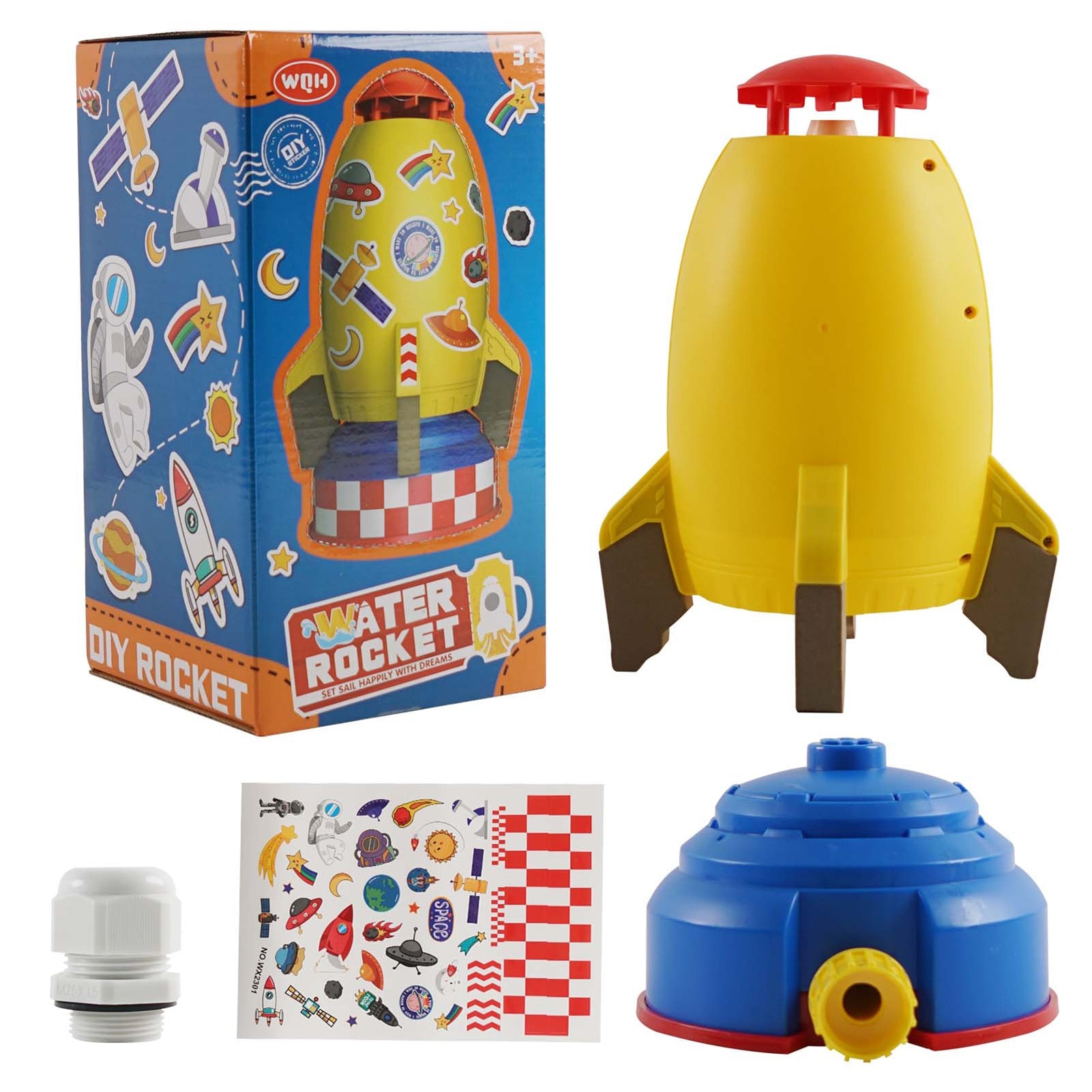 Water Spray Flying Rocket Toy