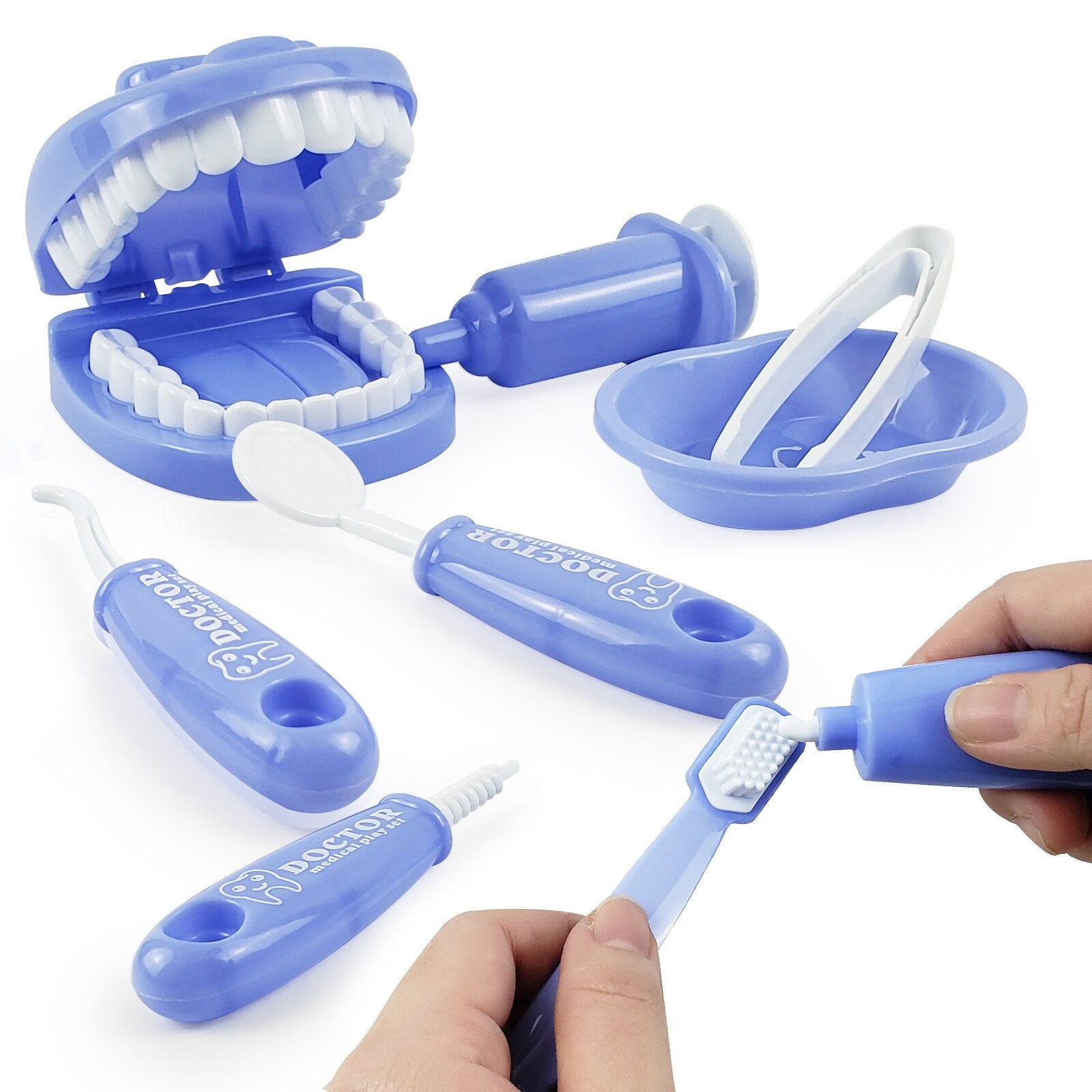 9Pcs Plastic Simulation Dentist Play