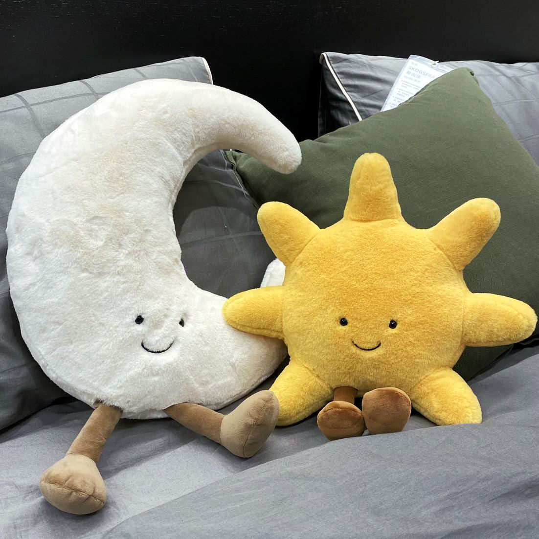 Cartoon Moon Sun Plushie Toy