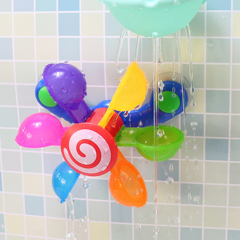 Colorful Waterwheel Bathing Toy