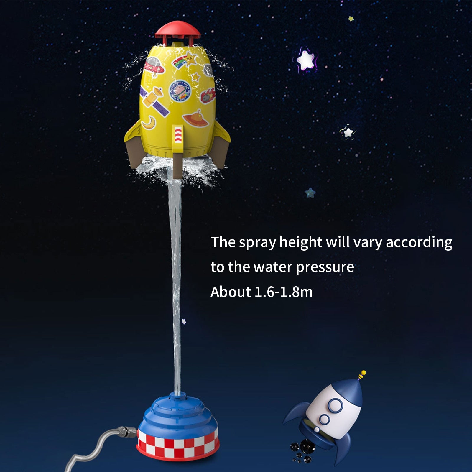 Water Spray Flying Rocket Toy