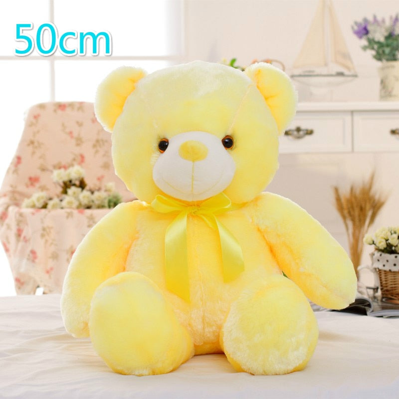 LED Colorful Glowing Teddy Bear Plush Toy